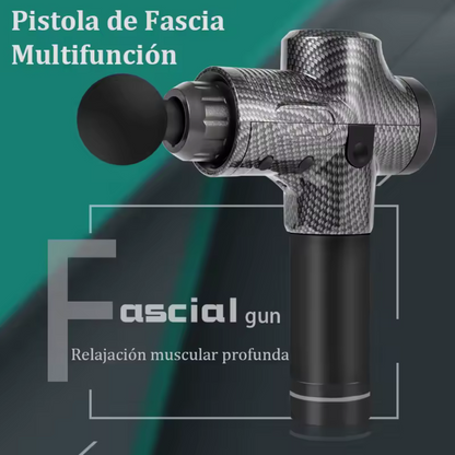 Pistola de masaje muscular con 30 velocidades